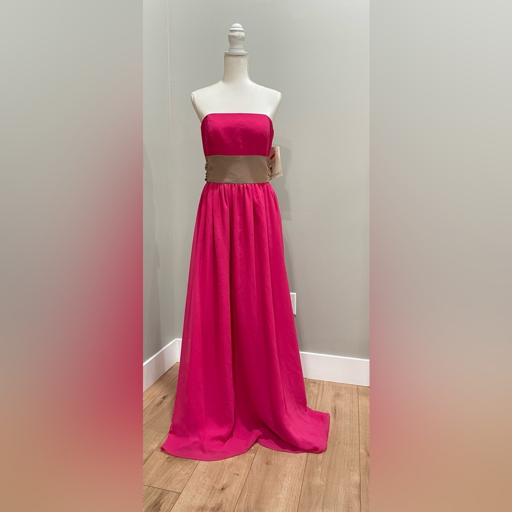 Women’s Magenta Pretty Maids Long Dress